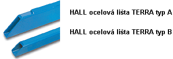 HALL ocelová lišta "TERRA"